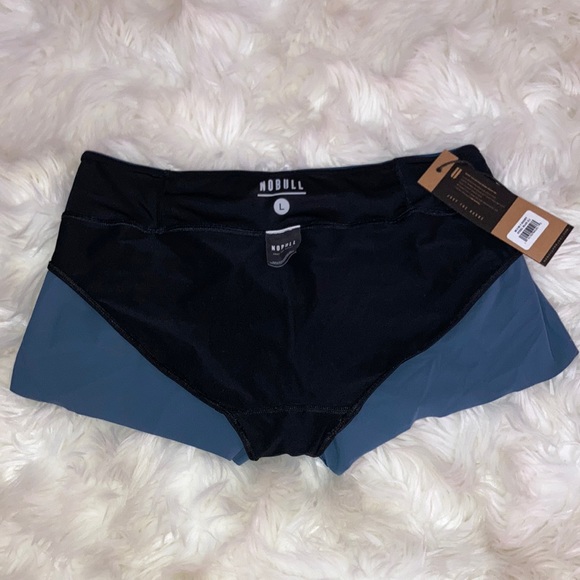 NOBULL Steel Blue 2 in 1 Pace Shorts L - Picture 8 of 10